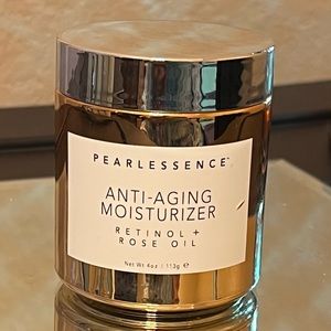 Pearlessence ANTI AGING MOISTURIZER RETINOL ROSE OIL brand new 4 oz